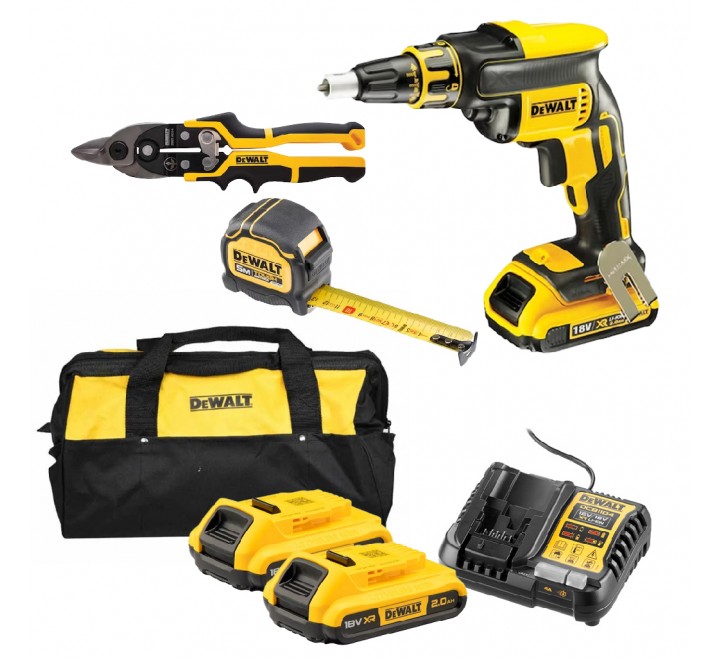 18v XR DRYWALL S DRIVER KIT + BAG
